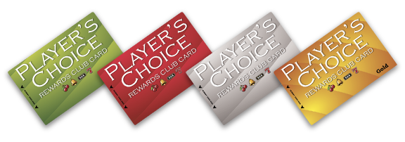 Player's Choice Cards Player's Choice Rewards Club Cards